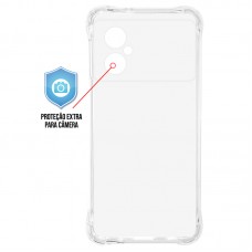 Capa TPU Antishock Premium Xiaomi Poco M4 5G - Transparente